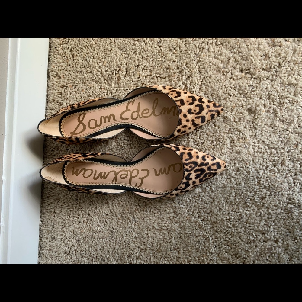 Sam Edelman leopard flats